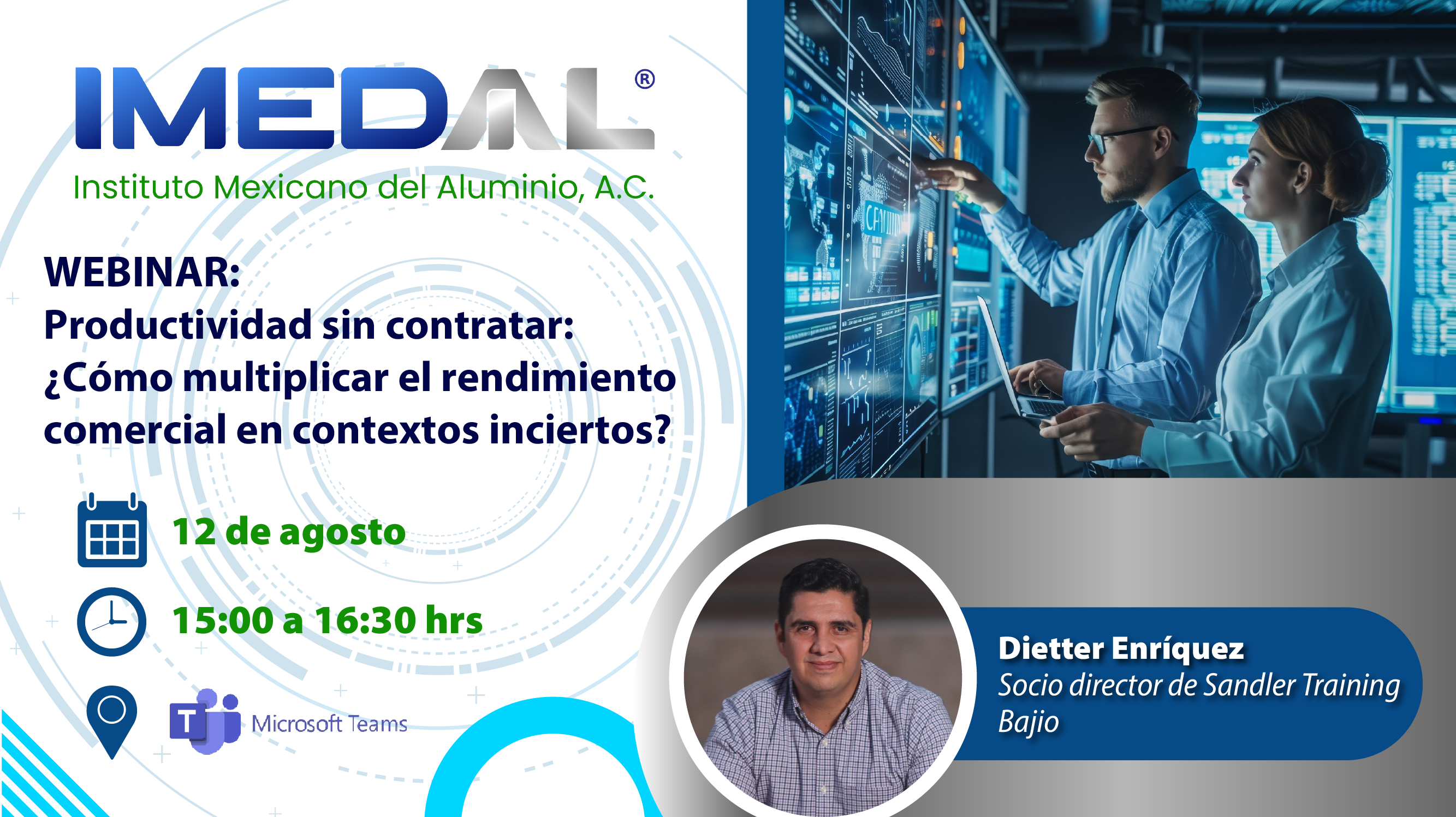 Webinar: Productividad sin contratar: ¿Cómo multiplicar el rendimiento comercial en contextos inciertos?